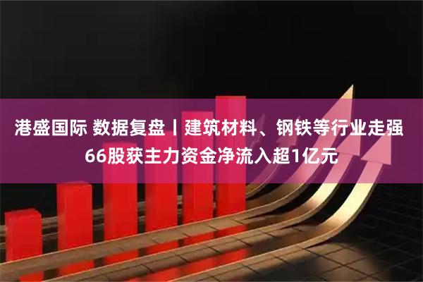 港盛国际 数据复盘丨建筑材料、钢铁等行业走强 66股获主力资金净流入超1亿元