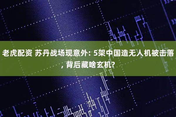 老虎配资 苏丹战场现意外: 5架中国造无人机被击落, 背后藏啥玄机?